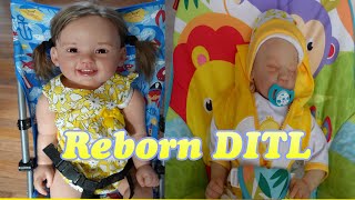 Day in the Life with a Reborn toddler and newborn baby [upl. by Hammond796]