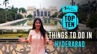 Top 10 Things To Do In Hyderabad  Curly Tales [upl. by Giustina36]