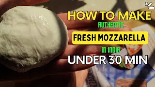 How to Make Real Mozzarella Easily at Home  Mozzarella amp Italian Cheese Kit  Allas Posh Flavors [upl. by Rhys]