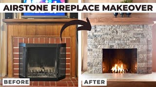 AirStone Fireplace Makeover [upl. by Emlen]