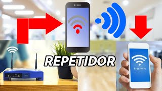 Convierte tu celular en un repetidor wifi amplifica la señal por toda la casa [upl. by Louisette555]