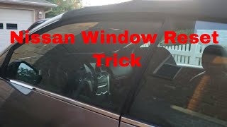 All Nissan Window Reset Trick Tested on Murano CrossCabriolet [upl. by Airet]