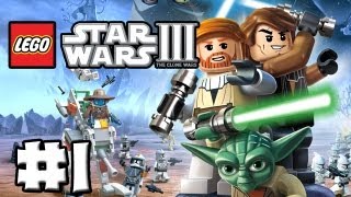 LEGO Star Wars 3  The Clone Wars  Episode 01  Prologue [upl. by Ueih]