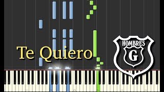 Te Quiero  Hombres G  Piano Tutorial  EA Music [upl. by Iad]