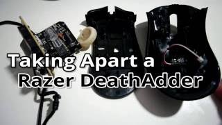 Razer DeathAdder disassembly  Cleaning Internals and Fixing Scroll Wheel Problems [upl. by Sibbie846]