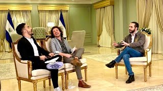 Primeras imágenes de la entrevista que hizo Luisito Comunica a Nayib Bukele [upl. by Accber721]