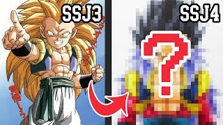 NEVER SEEN How To Draw GOTENKS SSJ4  Tutorial [upl. by Darnall]