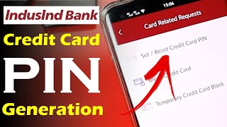 Indusind Credit Card Pin Generation  Indus Mobile First Time Registration  Technical Manish [upl. by Arianne793]