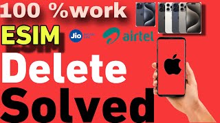 esim delete ho gya wapas kaise laye l esim deleted iphone how to recover l esim deleted iphone ll [upl. by Anawad579]