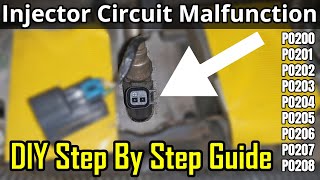 Fuel Injector Circuit Malfunction  How To Diagnose  Problem Solved [upl. by Walston]