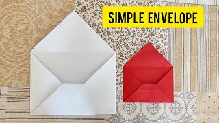 Easy Origami Envelope Tutorial  Envelope Making With Paper NO Glue Tape and Scissors [upl. by Giffard483]