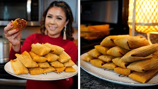 HOW TO MAKE THE BEST TAMALES ROJOS EVERYTIME  RED BEEF TAMALES RECIPE [upl. by Nahgaem]