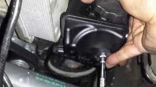 Mercedes Power Steering Reservoir Leak Fix DIY [upl. by Frick]