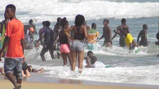 Grand Bassam Beach on the Weekend  Very Nice Ivory Coast  Côte dIvoire [upl. by Spanjian]