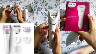 Philips Satinelle EpilatorReview Demo  how to use epilator  Hair Remover [upl. by Einaoj678]