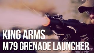 King Arms M79 Airsoft Grenade Launcher  AirSplat On Demand [upl. by Ecinehs]