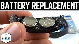 Garmin Vivofit Battery Replacement Tutorial  Vivofit How To [upl. by Kaliski283]