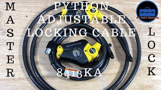 Master Lock Python Adjustable Locking Cable [upl. by Kaazi]