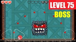 Red Ball 4 level 75 Walkthrough  Playthrough video [upl. by Maclay]