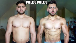 5 Week Body Transformation  5 Steps to Lose Fat [upl. by Ellehsram]