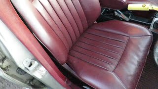 Mercedes Benz W201190e Interior Repair Episode 3  Drivers Seat base [upl. by Lleze]