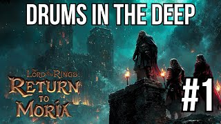 Delving DEEP into this LOTR Survival Game  Return to Moria  MULTIPLAYER Series Ch 1 [upl. by Mirabel417]