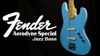 Fender Aerodyne Special Jazz Bass  California Blue [upl. by Nahtnoj819]