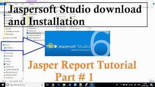 Jasper Report Tutorial Part 1  Download and setup Jasper Studio [upl. by Noirad]