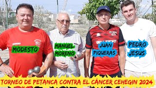 Torneo de Petanca Contra el Cáncer Cehegin Murcia 2024 [upl. by Lahey]