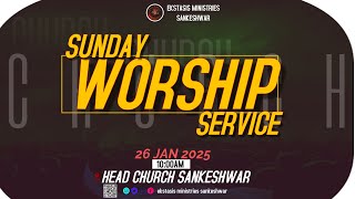 SUNDAY SERVICE 2 feb2025  EKSTASIS MINISTRIES SANKESHWAR [upl. by Akkahs]