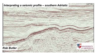 Interpreting a seismic profile  Southern Adriatic [upl. by Leake]