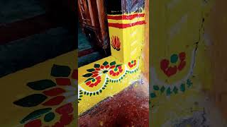 Gadapa designs Gadapa paint gadapamuggu [upl. by Josephine]