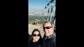 Feel the sensation being in this Ski lift at Grand Targhee Resort near Alta Wyoming 😳😬😯 [upl. by Lekzehcey]