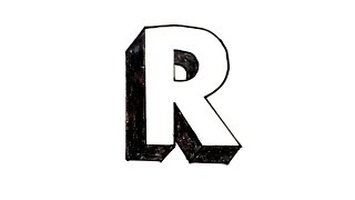 How to Draw the Letter R in 3D [upl. by Meli]