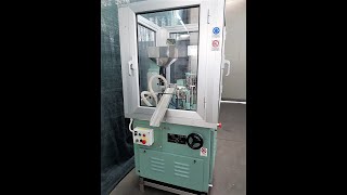 CAPSULE FILLING MACHINE ZANASI RM63 [upl. by Akcebar170]