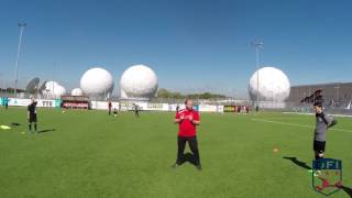 Passspiel Training am Deutschen Fußball Internat [upl. by Yereffej]