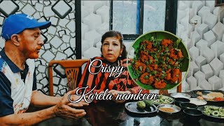 Crispy KarelaBITTER GOURD Namkeen [upl. by Lleznod]