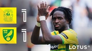 HIGHLIGHTS  Coventry City 11 Norwich City [upl. by Oiram]