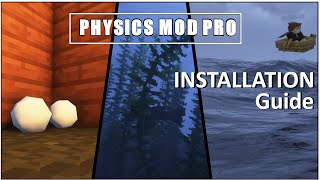 Physics Mod Forge and Fabric Install guide Minecraft 119 [upl. by Yevreh]