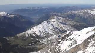 رحلة في القطار إلى قمة جونقفرو في سويسرا trip to Jungfraujoch peak in Switzerland [upl. by Ayokahs]