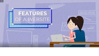 Features of a Website [upl. by Ahsekahs801]