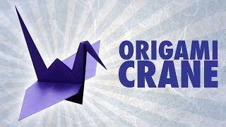 Origami Crane Folding Instructions [upl. by Lindner]