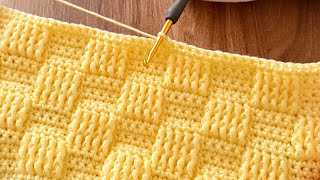 The MOST BEAUTIFUL and UNIQUE Crochet Pattern Youve Ever Seen 😲 EASY Crochet for Blanket [upl. by Drofhsa]