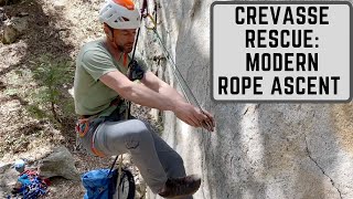 Self Rescue from a Crevasse Modern Rope Ascent [upl. by Annam]