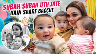 SUBAH SUBAH UTH JATE HAIN SAARE BACCHE  Chiku Malik Vlogs [upl. by Pompea]