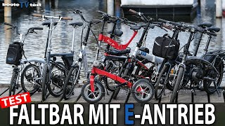 KLAPPRAD MIT RÜCKENWIND  Faltbare EBIKES im Test Teil 1 [upl. by Ahseekal142]