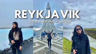 FIRST TIME TRAVELLING TO REYKJAVIK ICELAND 🇮🇸  3Day Travel Vlog Golden Circle Blue Lagoon [upl. by Twedy]