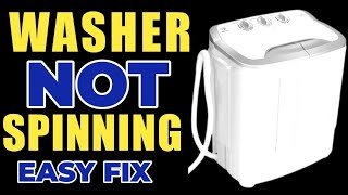 Whirlpool Washer Wont Spin  How to Test and Fix [upl. by Aryek875]