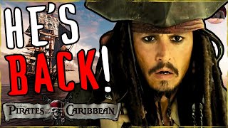 Johnny Depp is BACK as Captain Jack Sparrow for NEW Pirates Movie [upl. by Ecnarwal]