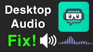 STREAMLABS OBS HOW TO FIX NO DESKTOP AUDIO [upl. by Trefler]